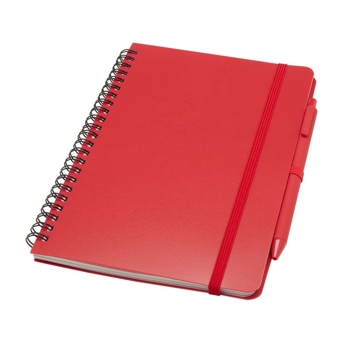 Cuaderno de tapa dura de plástico reciclado A5 hojas a rayas Cuaderno de tapa dura de plástico reciclado A5 hojas a rayas