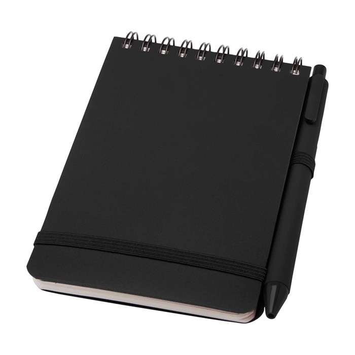 Libreta de tapa oceánica de plástico reciclado A6 hojas a rayas color negro Libreta de tapa oceánica de plástico reciclado A6 hojas a rayas color negro