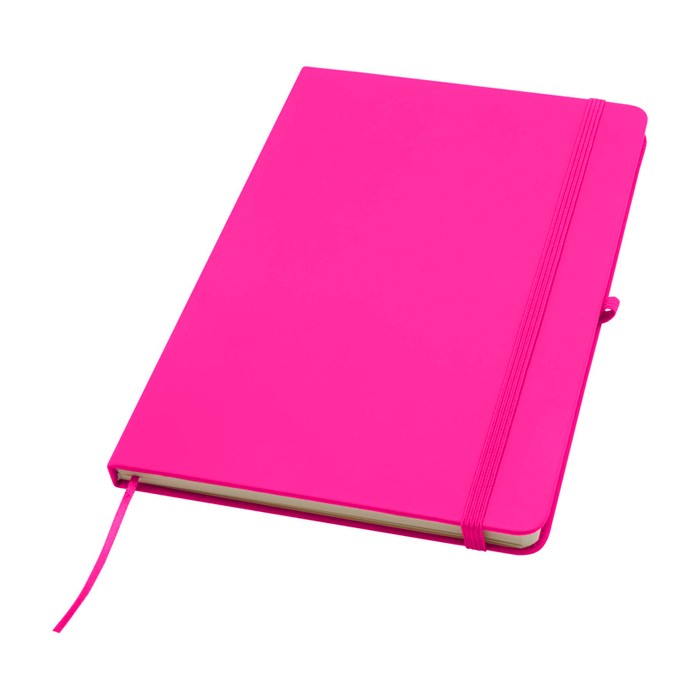 Cuaderno con esquinas redondeadas y tapa suave A5 hojas a rayas color rosa Cuaderno con esquinas redondeadas y tapa suave A5 hojas a rayas color rosa