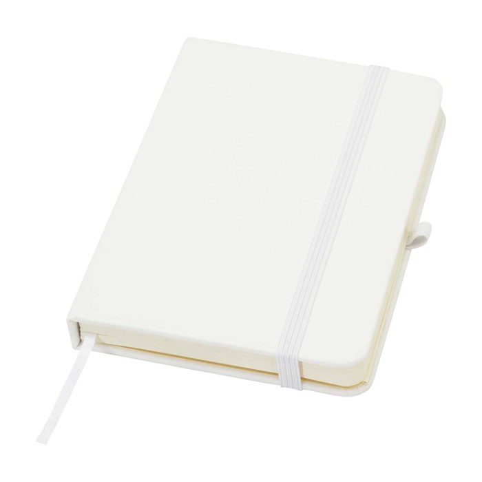Libreta de tapa dura con cubierta de tacto suave A6 hojas a rayas color blanco Libreta de tapa dura con cubierta de tacto suave A6 hojas a rayas color blanco