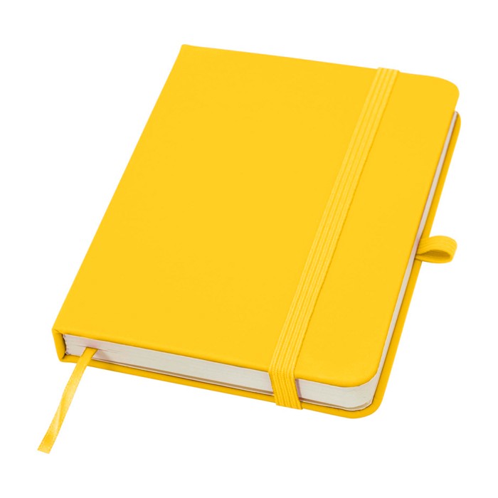 Libreta de tapa dura con cubierta de tacto suave A6 hojas a rayas color amarillo Libreta de tapa dura con cubierta de tacto suave A6 hojas a rayas color amarillo