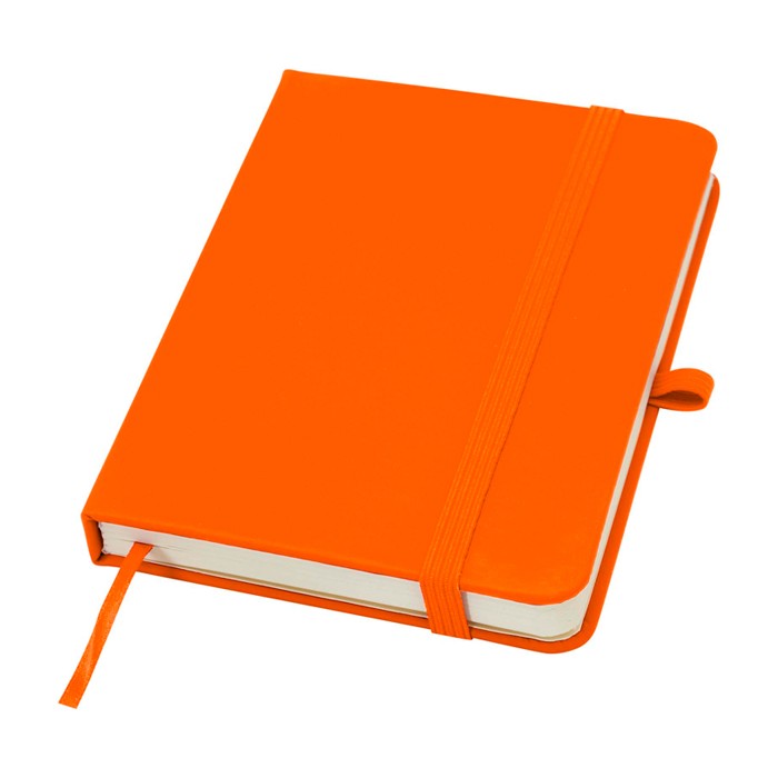 Libreta de tapa dura con cubierta de tacto suave A6 hojas a rayas color naranja Libreta de tapa dura con cubierta de tacto suave A6 hojas a rayas color naranja