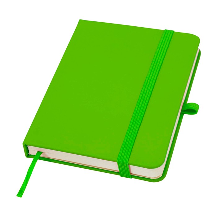 Libreta de tapa dura con cubierta de tacto suave A6 hojas a rayas color verde lima Libreta de tapa dura con cubierta de tacto suave A6 hojas a rayas color verde lima
