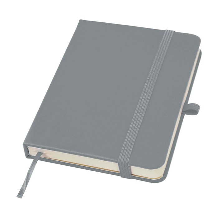 Libreta de tapa dura con cubierta de tacto suave A6 hojas a rayas color gris Libreta de tapa dura con cubierta de tacto suave A6 hojas a rayas color gris