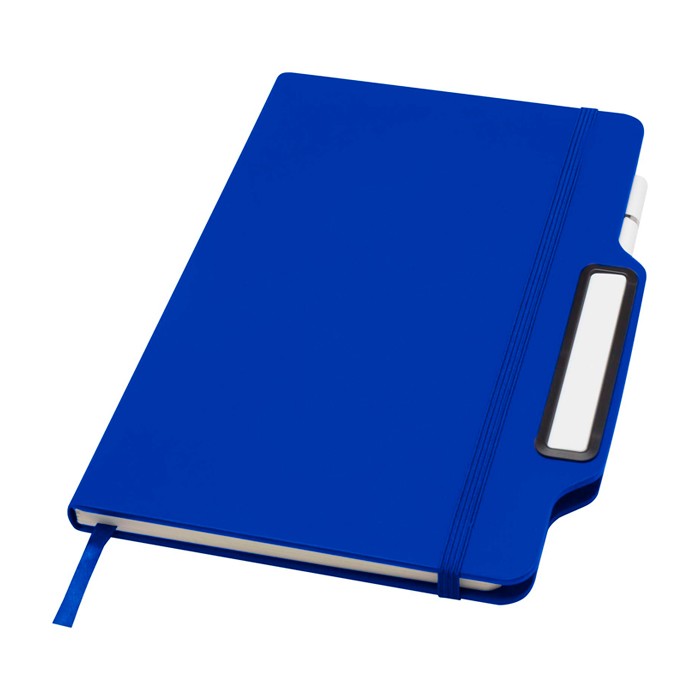 Libreta con orificio para móvil con tapa dura A5 hojas a rayas color azul real Libreta con orificio para móvil con tapa dura A5 hojas a rayas color azul real