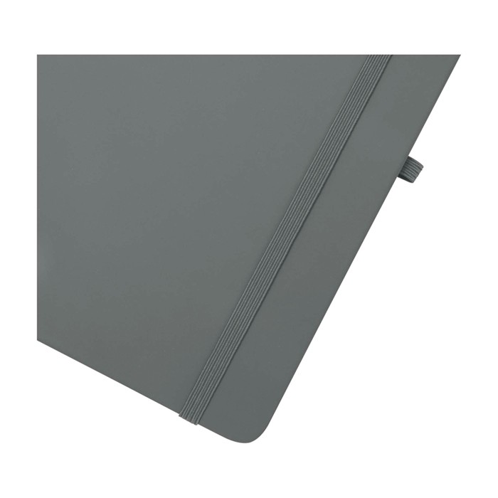 Libreta con orificio para móvil con tapa dura A5 hojas a rayas color gris vista detalle 1 Libreta con orificio para móvil con tapa dura A5 hojas a rayas color gris vista detalle 1