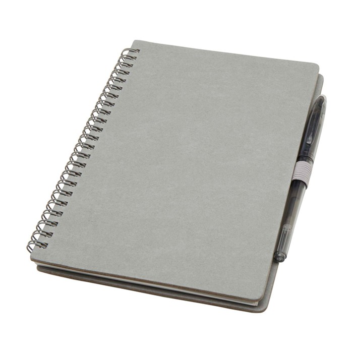 Libreta de tapa dura reutilizable con bolígrafo tinta negra color gris Libreta de tapa dura reutilizable con bolígrafo tinta negra color gris