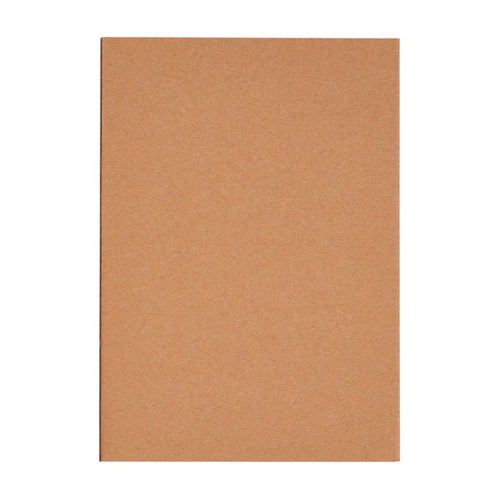 Portafolio ecológico con cierre de madera de nogal A5 hojas a rayas color gris segunda vista con caja