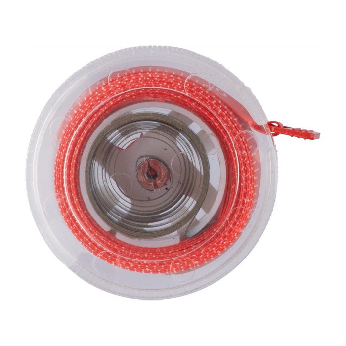 Cinta métrica retráctil con pulsador y mecanismo de bloqueo 1,5M color rojo segunda vista