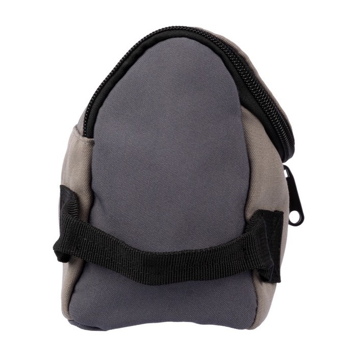 Neceser de viaje de poliéster de 1 compartimiento y asa lateral color marrón grisáceo tercera vista Neceser de viaje de poliéster de 1 compartimiento y asa lateral color marrón grisáceo tercera vista