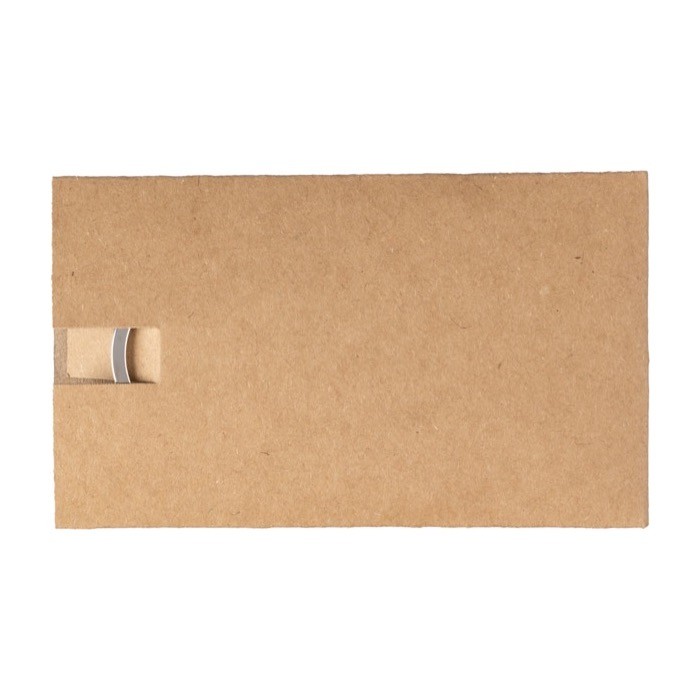 Llavero hecho de bambú y zinc en forma de casa personalizable color marrón tercera vista Llavero hecho de bambú y zinc en forma de casa personalizable color marrón tercera vista