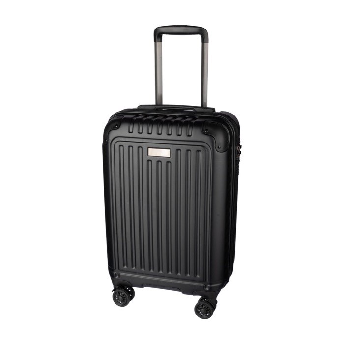 Trolley de ABS con bolsillo interior para portátil y candado numérico color negro primera vista