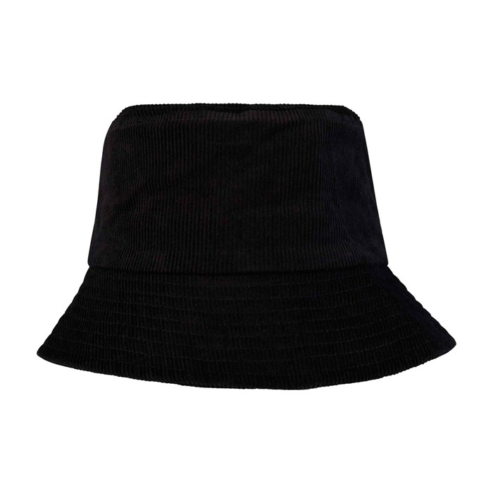 Sombrero para el sol de pana reciclada y algodón 280 g/m2 color negro segunda vista frontal