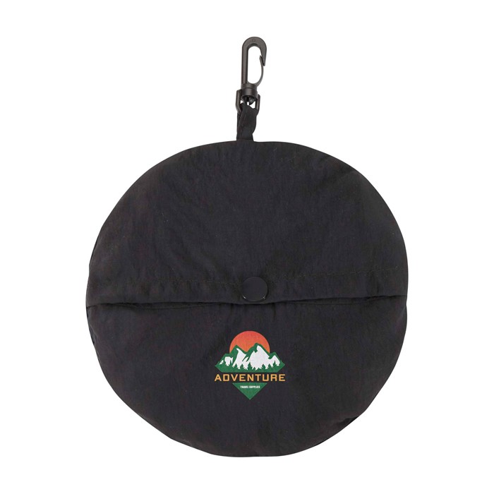 Sombrero tipo bob de nailon con diseño plegable 100 g/m2 color negro