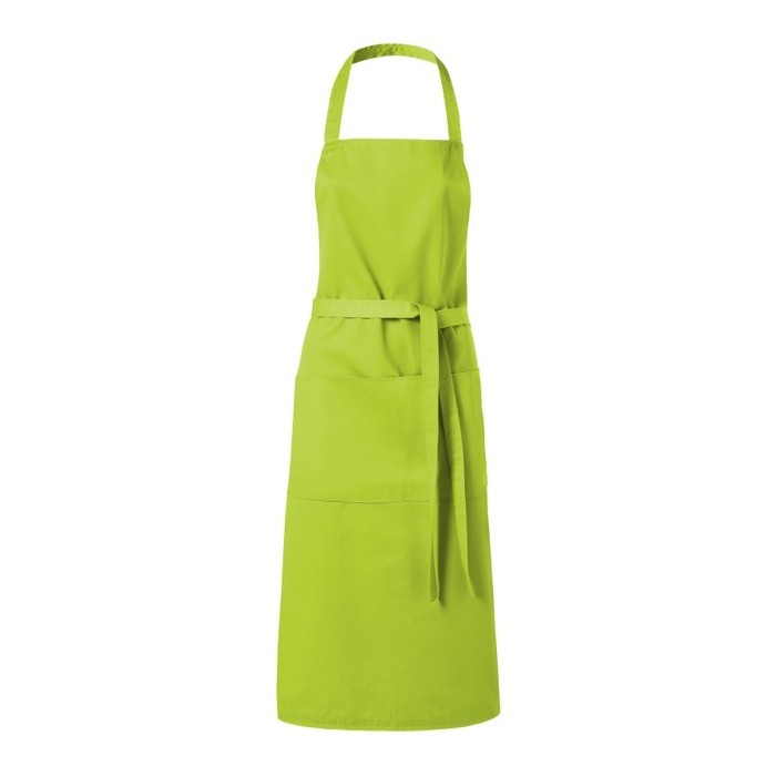 Delantal de cocina personalizado 240 g/m2 color verde lima Delantal de cocina personalizado 240 g/m2 color verde lima