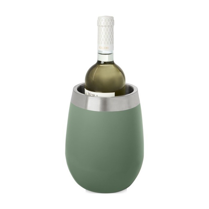 Enfriador de vino de acero inoxidable color verde menta Enfriador de vino de acero inoxidable color verde menta
