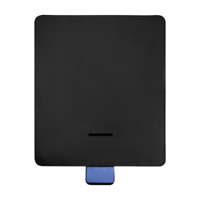 Manta de picnic resistente al agua color azul real segunda vista trasera Manta de picnic resistente al agua color azul real segunda vista trasera