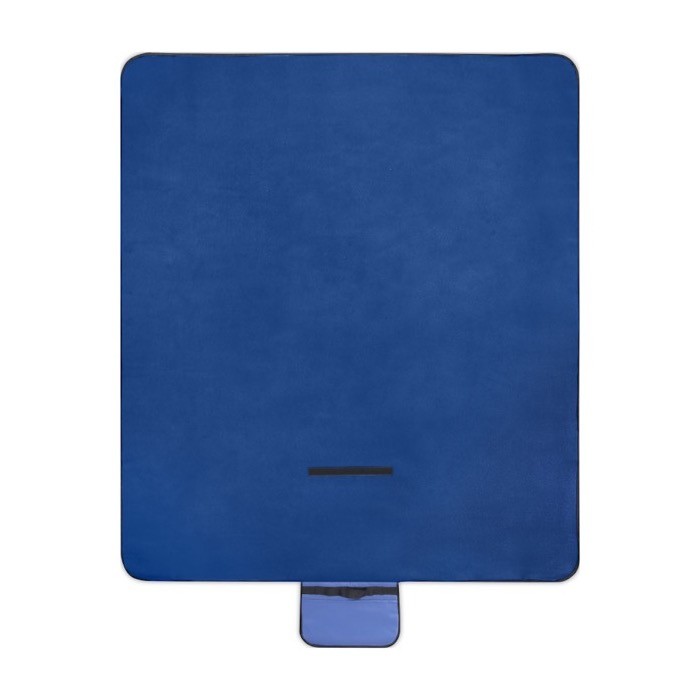 Manta de picnic resistente al agua color azul real segunda vista frontal Manta de picnic resistente al agua color azul real segunda vista frontal