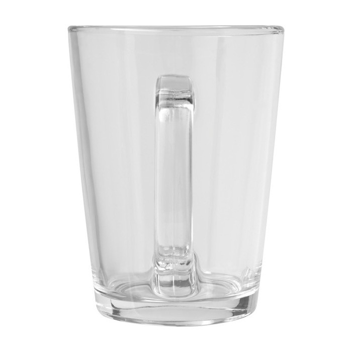 Set de dos vasos de té de vidrio con capacidad para 310ml color transparente segunda vista frontal