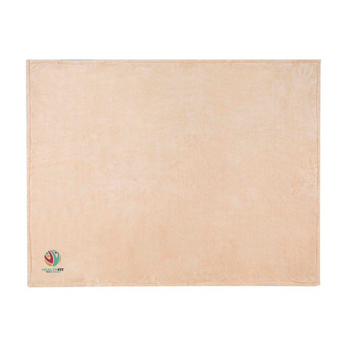Manta de sherpa reciclada con tacto agradable y cómodo 126 x 152 cm color marfil Manta de sherpa reciclada con tacto agradable y cómodo 126 x 152 cm color marfil