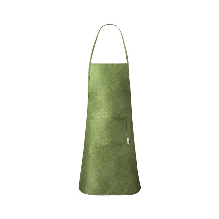 Delantal de tela de cáñamo 200 g/m2 color verde primera vista Delantal de tela de cáñamo 200 g/m2 color verde primera vista
