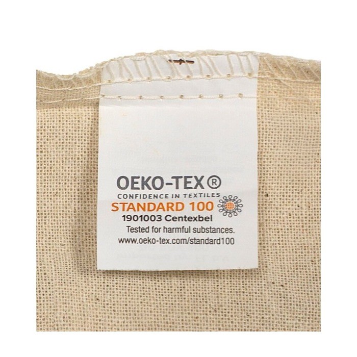 Mochila de cuerdas de algodón natural Oeko-Tex® 150g/m2 cuarta vista Mochila de cuerdas de algodón natural Oeko-Tex® 150g/m2 cuarta vista