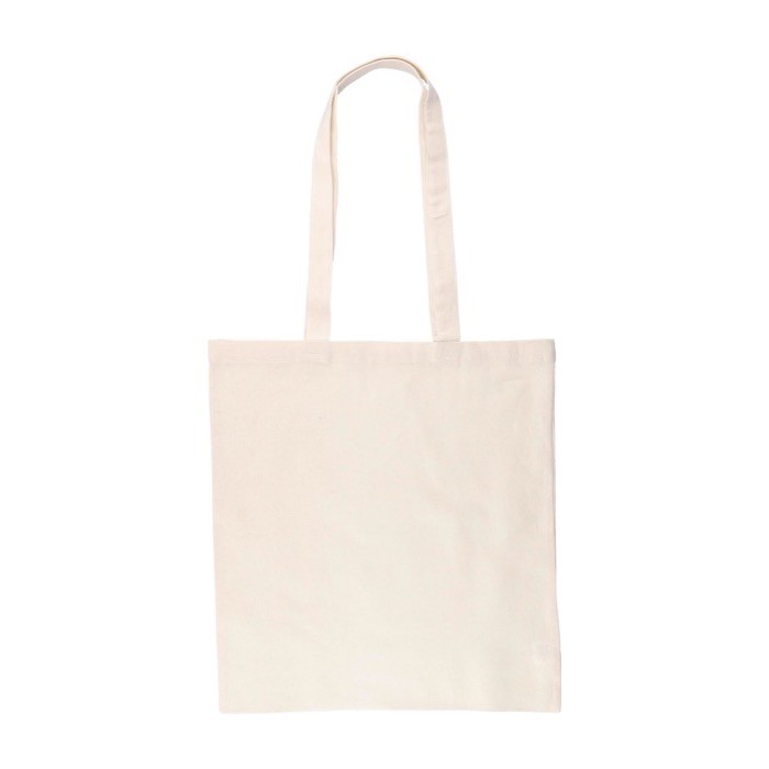 Bolsa de la compra de algodón natural Oeko-Tex® 140 g/m2 color caqui primera vista Bolsa de la compra de algodón natural Oeko-Tex® 140 g/m2 color caqui primera vista