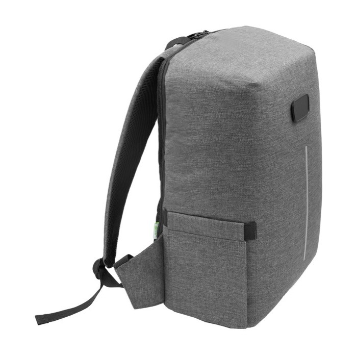 Mochila para portátil de poliéster reciclado repelente al agua 16'' primera vista Mochila para portátil de poliéster reciclado repelente al agua 16'' primera vista