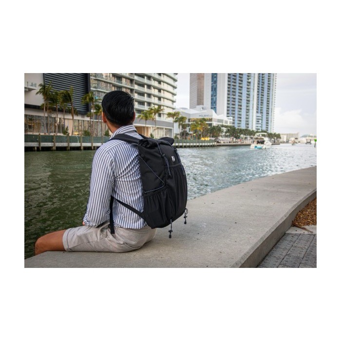 Mochila roll top de poliéster para portátil BrandCharger 16 Mochila roll top de poliéster para portátil BrandCharger 16