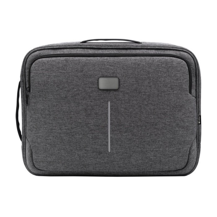 Mochila con posibilidad de convertir a maletín de portátil 16'' color gris primera vista Mochila con posibilidad de convertir a maletín de portátil 16'' color gris primera vista