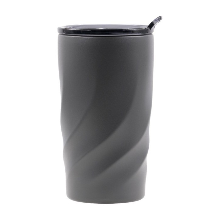 Vaso térmico de acero inoxidable con interior de cerámica 400ml tercera vista Vaso térmico de acero inoxidable con interior de cerámica 400ml tercera vista