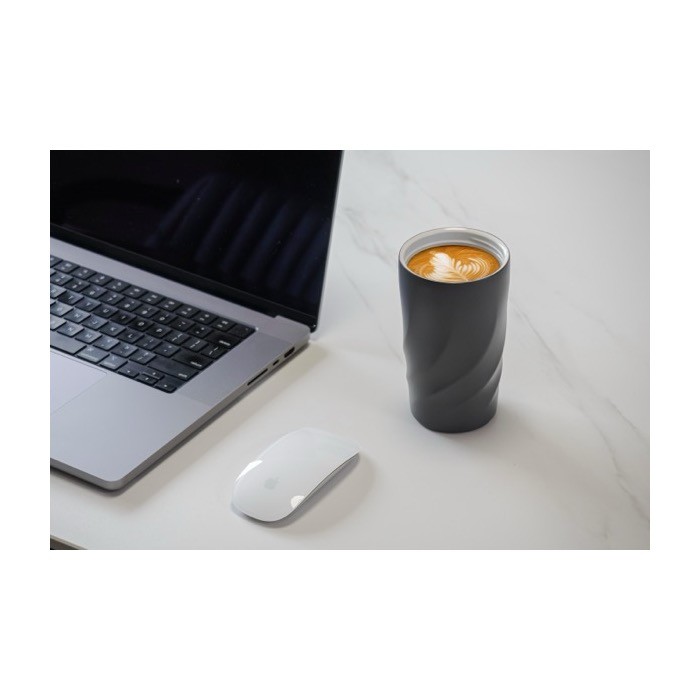 Vaso térmico de acero inoxidable con interior de cerámica 400ml novena vista Vaso térmico de acero inoxidable con interior de cerámica 400ml novena vista