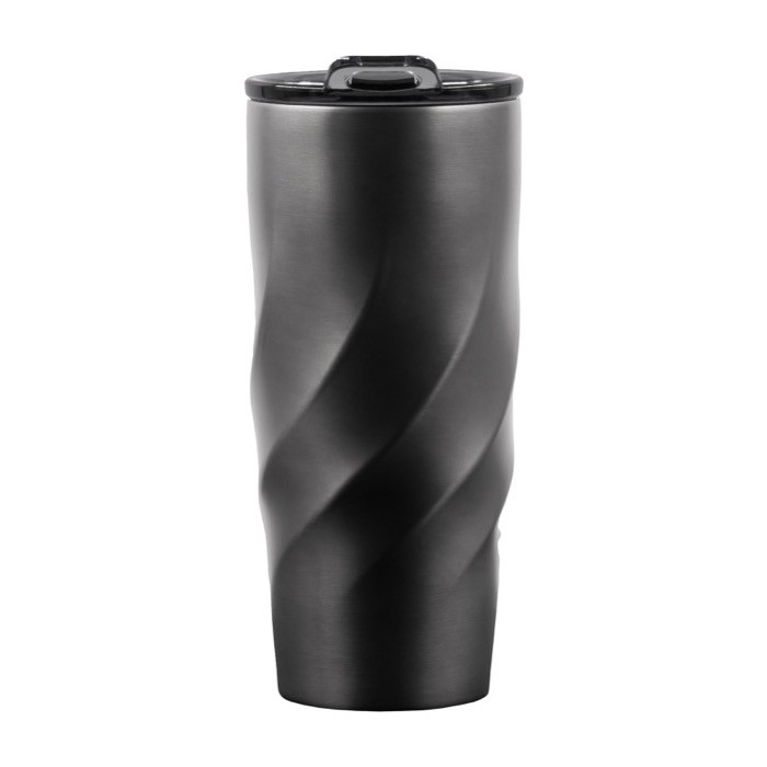 Vaso térmico antifugas de acero inoxidable reciclado BrandCharger 500ml tercera vista Vaso térmico antifugas de acero inoxidable reciclado BrandCharger 500ml tercera vista