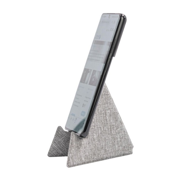 Soporte de RPET plegable para teléfono y tablet BrandCharger primera vista Soporte de RPET plegable para teléfono y tablet BrandCharger primera vista