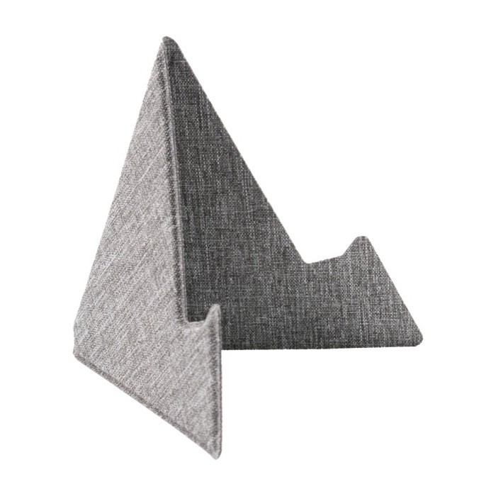 Soporte de RPET plegable para teléfono y tablet BrandCharger cuarta vista Soporte de RPET plegable para teléfono y tablet BrandCharger cuarta vista