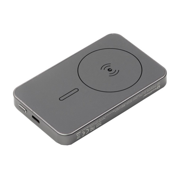 Batería externa inalámbrica y magnética 5.000mAh BrandCharger novena vista Batería externa inalámbrica y magnética 5.000mAh BrandCharger novena vista