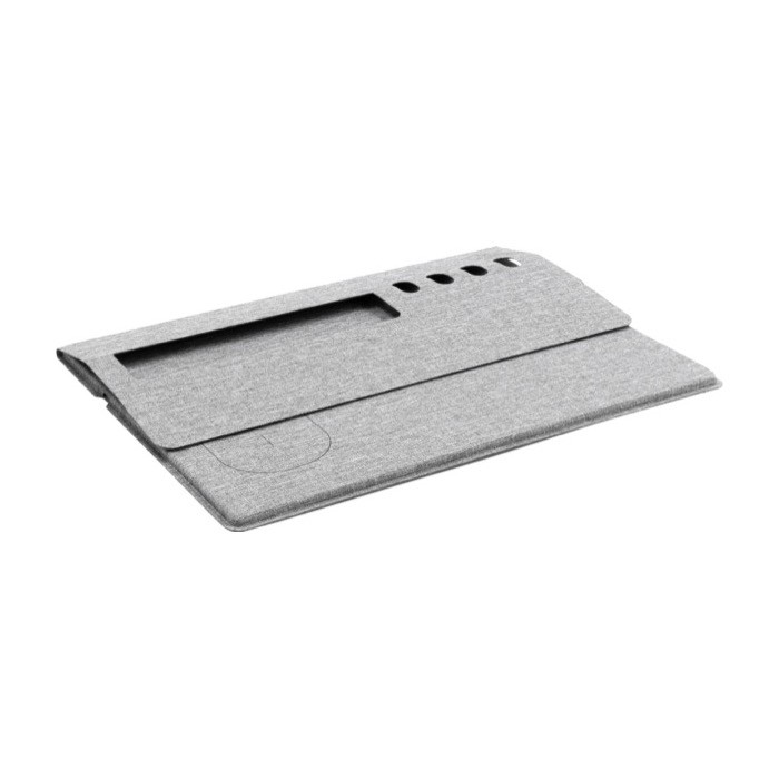 Alfombrilla de ratón multifuncional con soporte y cargador de móvil sexta vista