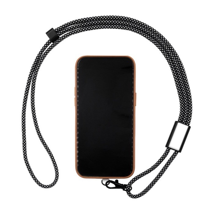 Lanyard de RPET elegante para la funda de móvil BrandCharger primera vista