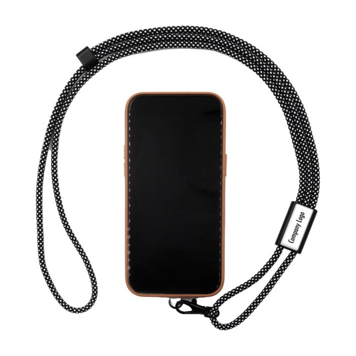 Lanyard de RPET elegante para la funda de móvil BrandCharger quinta vista