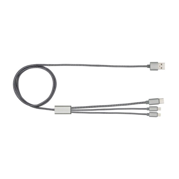 Cable de carga duradero útil para varios dispositivos BrandCharger primera vista Cable de carga duradero útil para varios dispositivos BrandCharger primera vista