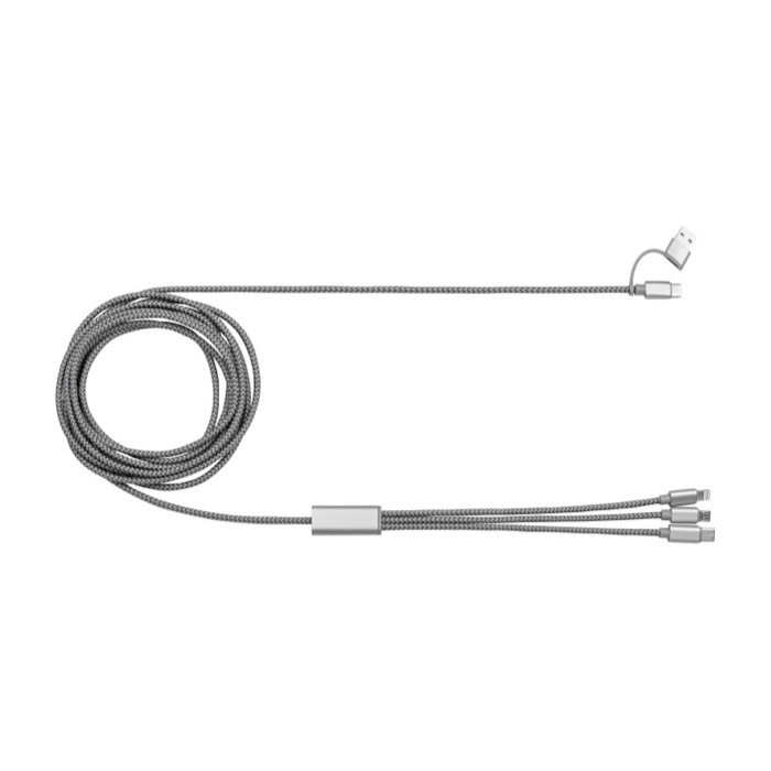 Cable de carga duradero útil para varios dispositivos BrandCharger segunda vista Cable de carga duradero útil para varios dispositivos BrandCharger segunda vista