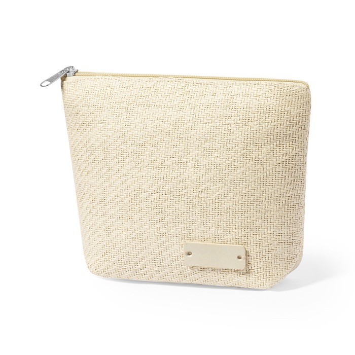 Neceser personalizado sintético color natural primera vista