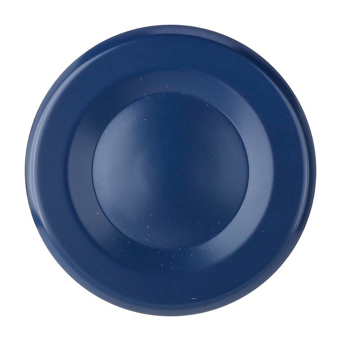 Termo de acero inoxidable reciclado con colador de té extraible 425ml color azul segunda vista