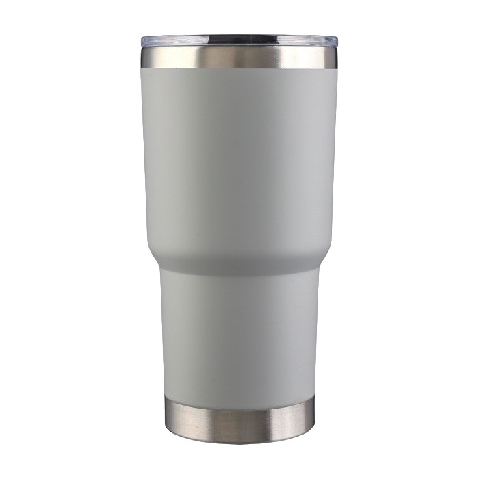 Vaso térmico apliable de acero inoxidable de doble pared 590ml color gris segunda vista Vaso térmico apliable de acero inoxidable de doble pared 590ml color gris segunda vista