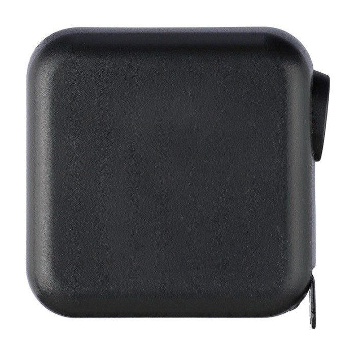 Cinta métrica de centímetros y pulgadas con pulsador de bloqueo 3M color negro primera vista Cinta métrica de centímetros y pulgadas con pulsador de bloqueo 3M color negro primera vista