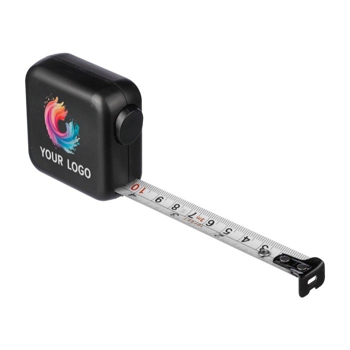 Cinta métrica de centímetros y pulgadas con pulsador de bloqueo 3M primera vista Cinta métrica de centímetros y pulgadas con pulsador de bloqueo 3M primera vista