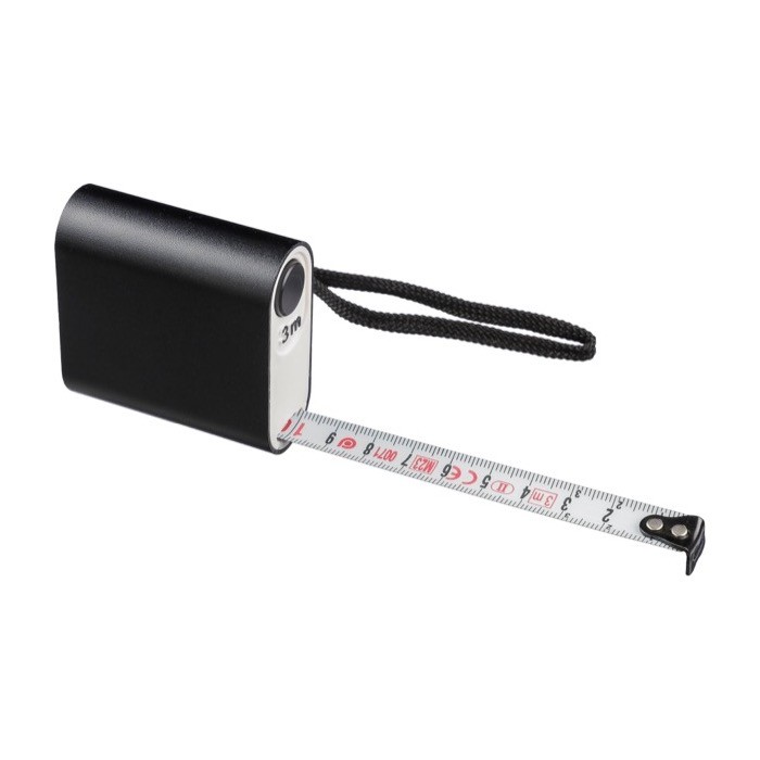 Cinta métrica de aluminio con pulsador y cordón para transporte 3M quinta vista Cinta métrica de aluminio con pulsador y cordón para transporte 3M quinta vista
