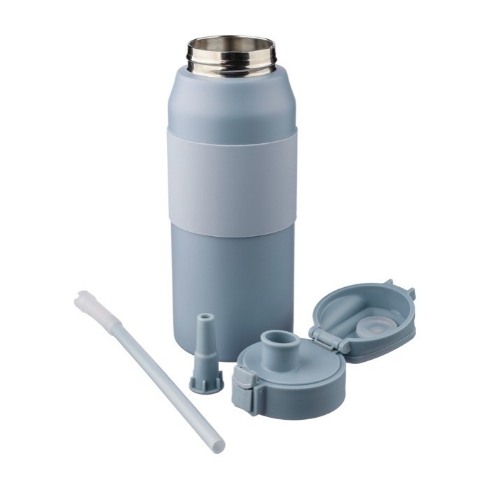 Botella de acero inoxidable con botón para abrir la boquilla 800ml primera vista Botella de acero inoxidable con botón para abrir la boquilla 800ml primera vista