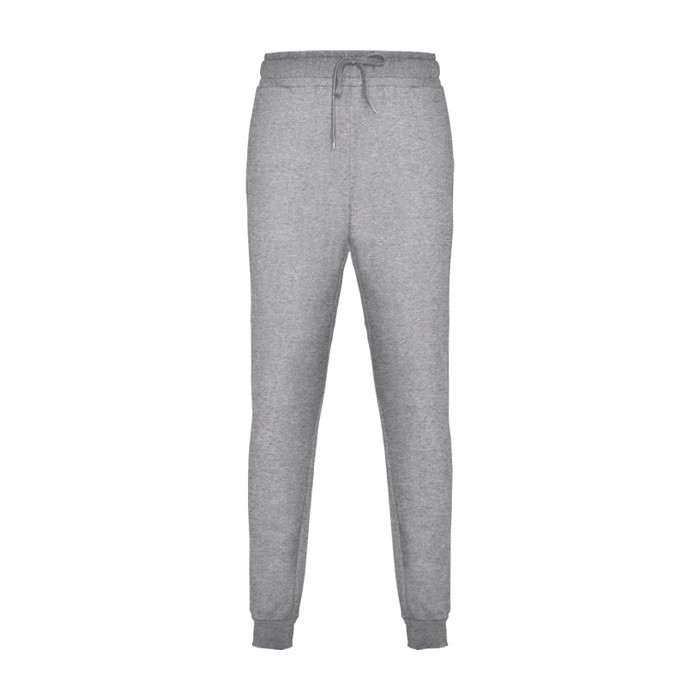 Pantalón de chándal largo algodón y poliéster 280 g/m2 Roly Direct Adelpho color gris claro segunda vista Pantalón de chándal largo algodón y poliéster 280 g/m2 Roly Direct Adelpho color gris claro segunda vista