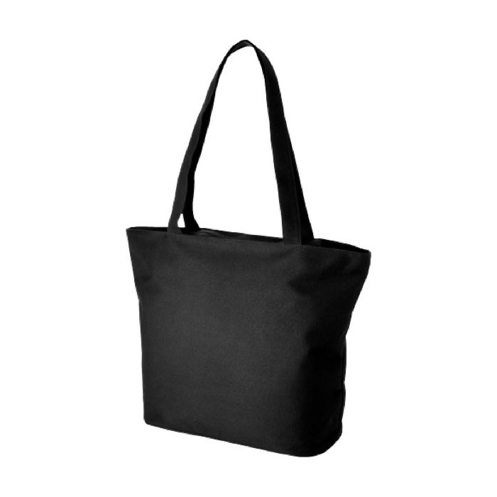Bolsa con compartimentos de cremallera color negro